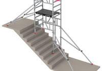 echafaudage escalier tournant 