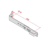 Fixer les plans d'échelle au mur