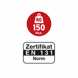 Professionelle Isolierleiter 2-teilig mit Seilzug