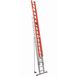 Professionelle dreiteilige Seilschiebeleiter aus Glasfaser und Aluminium