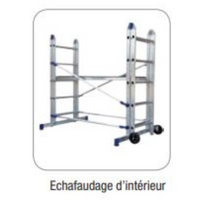 Klappbares Fahrgerüst Penia 3-in-1 – Arbeitshöhe 3,78 m