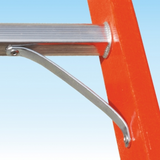 Professionelle dreiteilige Seilschiebeleiter aus Glasfaser und Aluminium