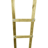 Holzdachleiter-Set 7 m (4 m + 3 m) mit Verbindung – Fertigungsfehler