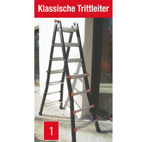 Mehrzweckleiter 4x6 Sprossen