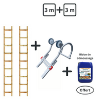 Sonderangebot: 3 m + 3 m ohne Verbindung (+ ein Kanister Moosentferner gratis)