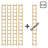 Holzdachleiter 4 m (4 gekauft = 1 gratis)