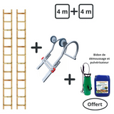 Sonderangebot: 4 m + 4 m ohne Verbindung (+ ein Kanister Moosentferner gratis)