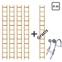 Holzdachleiter 4 m (4 gekauft = 1 gratis)