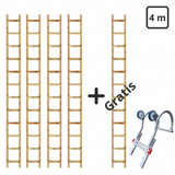 Holzdachleiter 4 m (4 gekauft = 1 gratis)