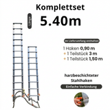 Dachleiter mit Haken – komplett aus Aluminium
