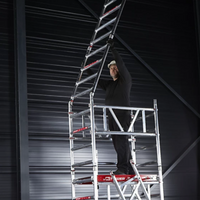 Kleines Aluminium-Rollgerüst MI-TOWER - Arbeitshöhe 5,20 m