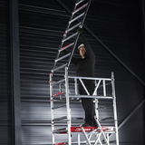 Kleines Aluminium-Rollgerüst MI-TOWER - Arbeitshöhe 5,20 m