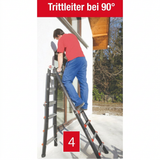 Mehrzweckleiter 4x6 Sprossen