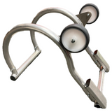 Dachleiter aus Aluminium mit New Hook 65 – Komplettset 5,65 m in 5 Teilen (Haken + 4 x 1,25 m)