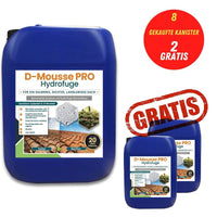 Anti-Moos für Dach und Fassade - 8 + 2 gratis