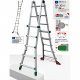 Mehrpositions-Teleskopleiter - 4 m - Ref. BK/2A - EURO BRIKO