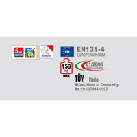 Mehrpositions-Teleskopleiter – 2,88 m – Ref. BK/1 – EURO BRIKO