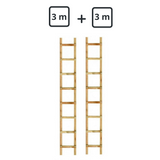Holzdachleiter – Kit 6 m ohne Verbindung (3 m + 3 m)