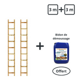 Sonderangebot: 3 m + 3 m ohne Verbindung (+ ein Kanister Moosentferner gratis)