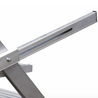 Podesttreppe 3 Stufen mit Handlauf Breite 80 cm