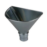 Cuvette 1/2 ronde de face en zinc
