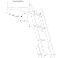 Teleskopischer Wandabstandhalter