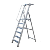 Professionelle Sicherheits-Stehleiter 10 Stufen – Arbeitshöhe 4,32 m