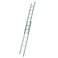 Gebrauchte Schiebleiter 2-teilig 2 x 7 Sprossen - 3,64 m