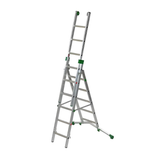 Mehrzweckleiter 3-teilig 5+6+6 Sprossen – 4,20 m