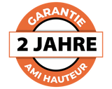 Aluminium-Dachleiter mit Haken - Komplettset 5,40 m in 3 Teilen (Haken + 3 m + 1,50 m)