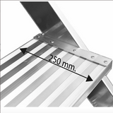 Plattformtreppe 5 Stufen mit Geländer – Breite 60 cm