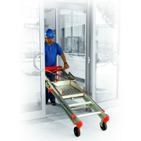 Trittleiter nach Baunorm Arbeitshöhe 2,76 m - 2 Stufen + Plattform – PLATEA