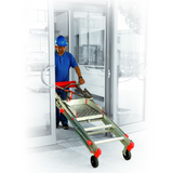 Trittleiter nach Baunorm Arbeitshöhe 3,87 m - 6 Stufen + Plattformen – PLATEA PLT-07