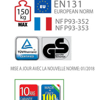L'escabeau à la norme bâtiment Hauteur travail 2.76 m L'une des plus légère du marché  Plateforme individuelle roulante légère PIRL PLATEA - PLT-03 - Ami-hauteur.com