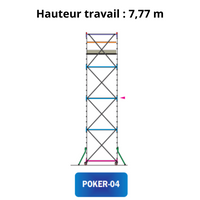 Fahrgerüst POKER HD 05 - Arbeitshöhe 9,70 m