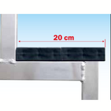 Profi-Stufenleiter 3 Stufen – Höhe 0,69 m – Breite 62