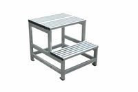 Profi-Stufenleiter 2 Stufen – Höhe 0,46 m – Breite 62