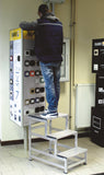 Profi-Klapptrittleiter 2 Stufen – Höhe 0,46 m – Breite 62
