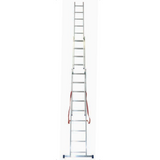 Mehrzweckleiter 3-teilig / 3 x 8 Sprossen / 2,30 m - 5,10 m