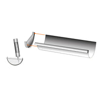 Talon emboitable zinc 