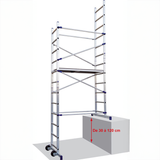 Gerüst Arbeitshöhe 4,36 m - Alu Clic