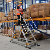Montage- und Lagerplattform doppelseitig begehbar - Arbeitshöhe 2,75 m