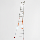 Mehrzweckleiter Transforma 3-teilig / 3x9 Sprossen / 2,58 m - 5,94 m