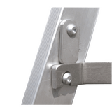 Teleskop-Stehleiter Baustellennorm Arbeitshöhe 2,95-3,48 m – 6 Stufen