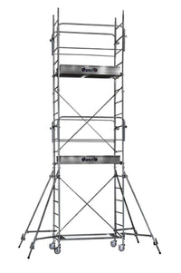 Échafaudage roulant acier / Lg 1,50m-Ht travail 4,80m / ALTITUDE AC150 11.153 - Ami-hauteur.com