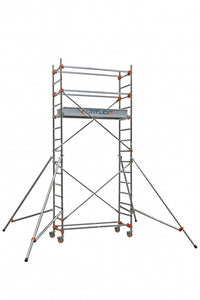 Echafaudage roulant aluminium / Long 1,65m-Ht travail 4,80m / ALTITUDE AL165 503313 - Ami-hauteur.com