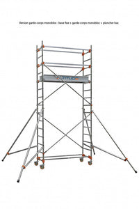 Echafaudage roulant aluminium / ALTITUDE AL165 version garde-corps monobloc - Ami-hauteur.com