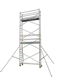 Echafaudage roulant aluminium / Long 2,54m-Ht travail 6,90m / ALTITUDE AL255 503825 - Ami-hauteur.com