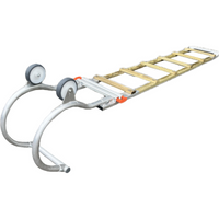 Holzdachleiter 4 m (2 × 2 m + Verbindung)