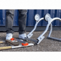 Haken mit Halbverbindung für Holzdachleiter aus Aluminium, Länge 0,65 m - Ami-hauteur.com